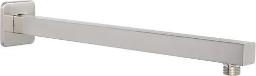 Vista 13 de Brazo de ducha HarJue con brida y cinta de teflón, brazo de extensión de tubo de ducha cuadrado montado en la pared de acero inoxidable 304