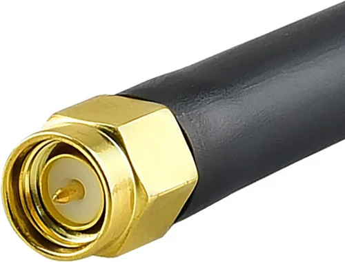 Vista 2 de Antena de 433 MHz SMA macho de goma de pato, paquete de 3, antena de pulgar direccional GSM Omni para módems de radio aficionados, puntos de acceso