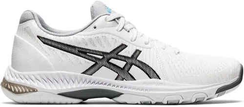 Vista 3 de ASICS Zapatos de voleibol Netburner Ballistic FlyteFoam para mujer, Blanco