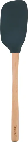 Vista 11 de Tovolo Cuchara de silicona con mango de madera para cocinar, mezclar, hornear, espátula, grande, resistente al calor, multifunción, cuchara