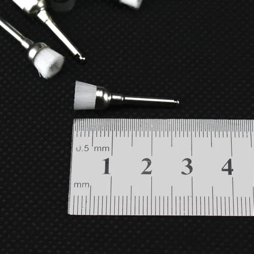 Vista 2 de 100pcs Nylon Pulido Pulidor Pulidor Pestillo Tipo RA 2.35 Molienda Herramientas de Limpieza Rotativa