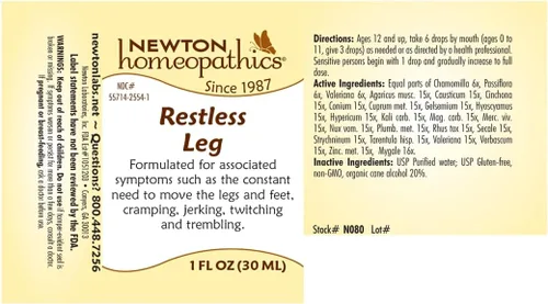 Vista 2 de Newton Labs Restless Leg, 1 fl. oz.