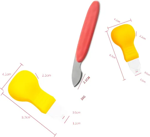 Vista 2 de Varios estilos de cuchillo de palanca para el abridor de la tapa trasera del reloj (amarillo, rojo y naranja)