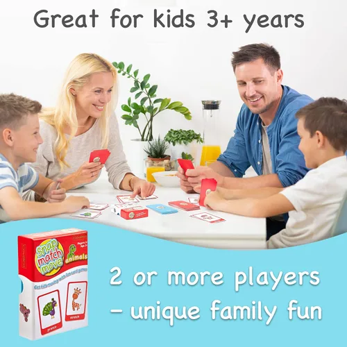 Vista 6 de Tarjetas de movimiento de animales - Juegos activos para niños pequeños y niños, juego a presión, juego y pesca con tarjetas de animales, tarjetas