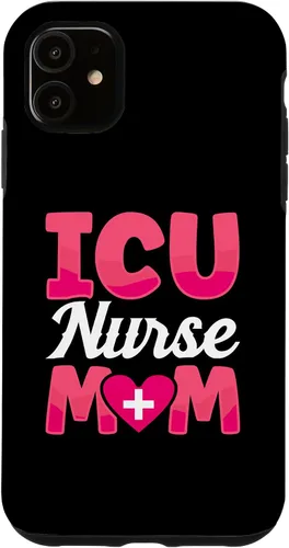Vista 8 de iPhone 16 Icu Nurse Mom Nursing Ice Hospital Intensive Care Mother Case