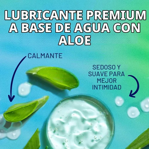 Vista 8 de K-Y Sensación natural con lubricante personal a base de agua de aloe vera, 2.5 onzas líquidas