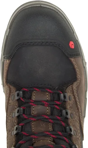 Vista 6 de Wolverine Legend zapatos de trabajo impermeables con puntera de composite, 6 pulgadas, para hombre Marrón oscuro