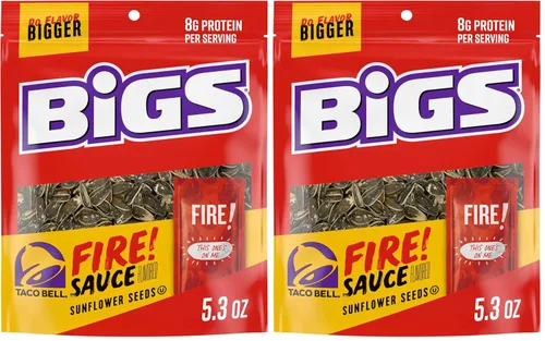 Vista 8 de BIGS Semillas de girasol, sabor fuego, 5.35 oz.