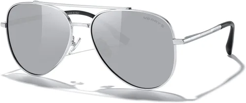 Vista 2 de MERRY'S Gafas de sol clásicas de aviador espejadas para hombres y mujeres, polarizadas, para conducir, pescar, hombres