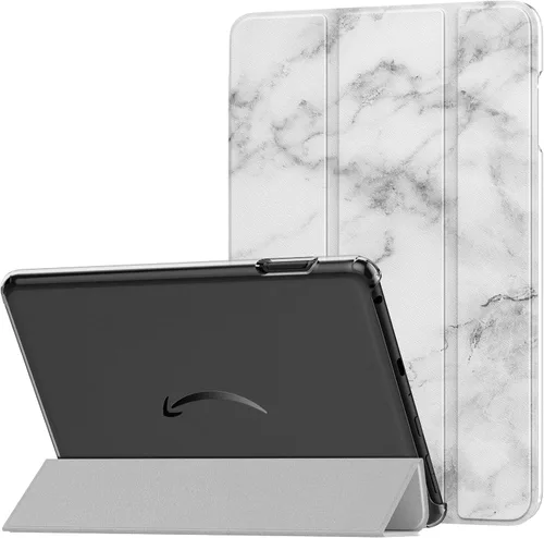 Vista 11 de MoKo Funda para tablet Amazon Kindle Fire HD 8 y 8 Plus (12ª generación/10ª generación, versión 2024/2022/2020) de 8 pulgadas, cubierta de soporte