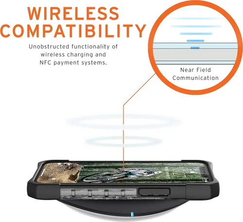 Vista 4 de URBAN ARMOR GEAR UAG - Funda protectora de plasma transparente diseñada para iPhone 12 Mini 5G [pantalla de 5.4 pulgadas], resistente, ligera hielo