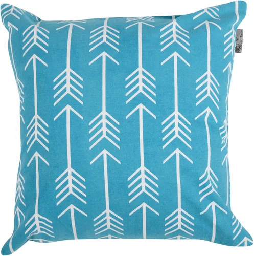 Vista 5 de Accent Home - Cojín 100% de algodón 4 fundas de cojín (sin relleno), cojines invisibles con cremallera, cojines estampados 100% algodón