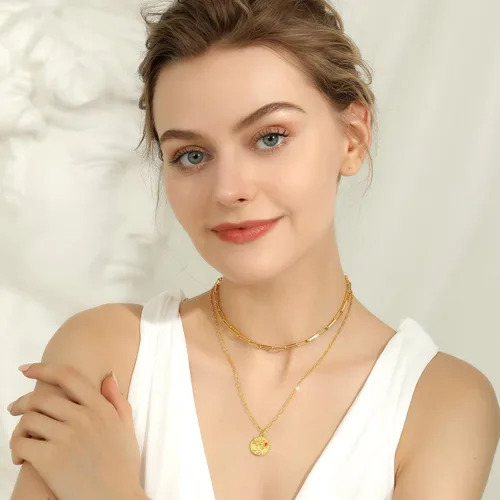Vista 7 de GOLDCHIC JEWELRY Gargantilla gruesa de oro para mujer, collar de cadena cubana de 0.197 pulgadas, 0.472 pulgadas, 0.472 pulgadas, 0.71 pulgadas