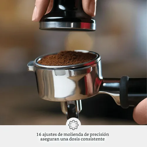 Vista 4 de Breville Barista Express BES870BSXL - Máquina de café expreso, sésamo negro