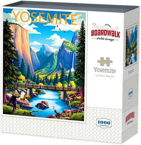 Vista 2 de Boardwalk Puzzle Company Rompecabezas del Parque Nacional de Yosemite, 1000