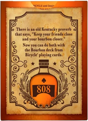 Vista 5 de Bicycle Juego de cartas Bourbon & Cocktail – 2 hermosas barajas coleccionables de cartas exclusivas de mezcla bourbon mixología accesorio de regalo