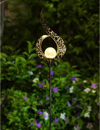 Vista 7 de Homeimpro Luces solares para exteriores, luces LED impermeables para jardín, césped, patio o patio
