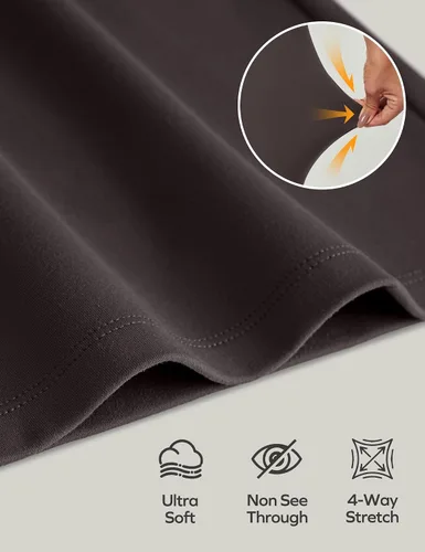 Vista 4 de Ewedoos Pantalones de yoga para mujer, de cintura alta, con 3 bolsillos, corte de bota, pantalones de yoga, pantalones de yoga elásticos