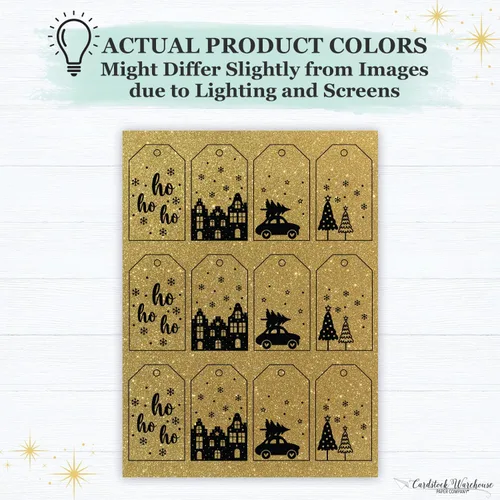 Vista 7 de Cardstock Warehouse Diamond Print Inkjet Glitter - Papel de cartulina con purpurina dorada de alta calidad, 15 hojas, 8.5 x 11 pulgadas, 104
