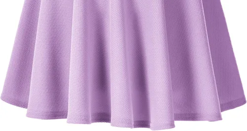 Vista 5 de Urban CoCo Women's Basic Versatile Stretchy Flared Casual Midi Skater Skirt