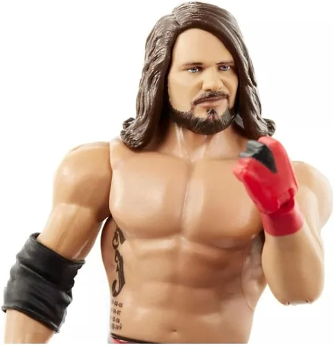 Vista 4 de WWE AJ Styles Top Picks - Figuras de acción de 6 pulgadas con articulación y detalles realistas