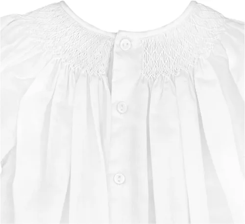 Vista 4 de Petit Ami Vestido de día para niña de obispo fruncido