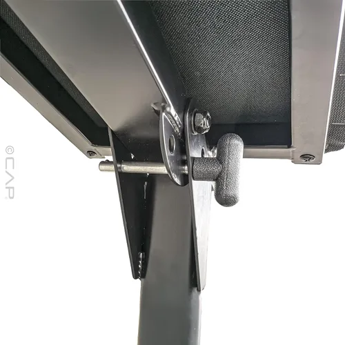 Vista 7 de CAP Barbell Strength - Banco plano plegable de alta calidad, color negro (FMIS-CS103F)
