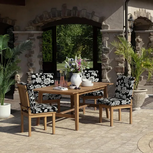 Vista 6 de Arden Foam - Cojín para silla de comedor al aire libre, 20 x 20 pulgadas, fabricado con espuma ProFoam, resistente a la lluvia, resistente a