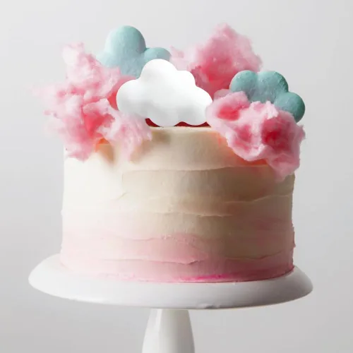 Vista 6 de Paquete de 2 moldes de silicona con forma de nube, bandeja, molde de chocolate en forma de nube, molde de fondant 3D para pasteles, alimentos
