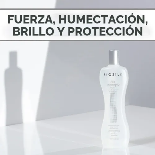 Vista 2 de BioSilk Silk Therapy Cura Original, Tratamiento Reconstructor para Añadir Brillo y Ayudar a Prevenir las Puntas Abiertas, Sin Sulfatos, Parabenos
