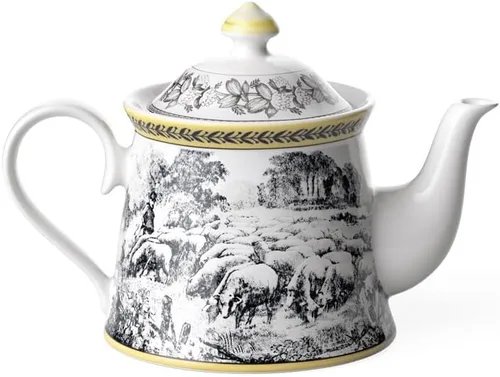Vista 2 de Villeroy & Boch Audun Ferme - Tetera de 37 onzas, porcelana premium, fabricada en Alemania