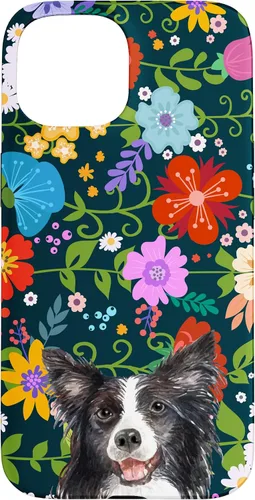Vista 6 de Border Collie Ditsy Flower Floral Pattern for Women Case for iPhone 17