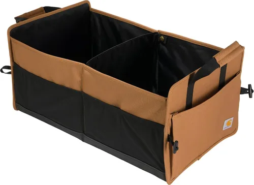 Vista 7 de Carhartt Organizador de maletero de carga universal plegable, organizador de almacenamiento de accesorios portátil para automóviles, SUV, camiones