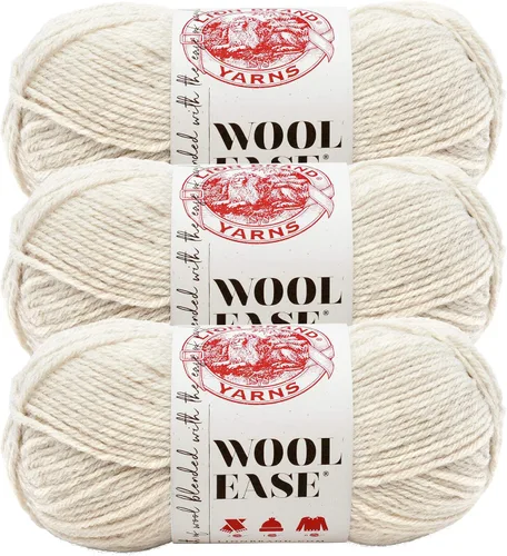Vista 63 de Lion Brand Yarn, Wool-Ease - Ovillo de punto y ganchillo color rosa, 1