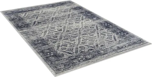 Vista 4 de Allstar - Alfombra decorativa moderna de 5 x 7 pulgadas, color atardecer (7' 0" x 4' 11")