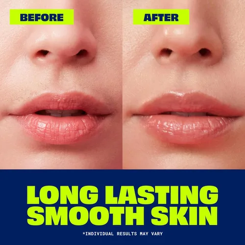 Vista 5 de Nair Crema hidratante para depilación facial, aceite de almendras dulces, botella de 2 onzas