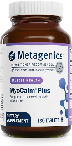 Vista 8 de Metagenics MyoCalm Plus - Relajación muscular y apoyo al estrés con pasiflora, valeriana, bálsamo de limón, magnesio y calcio - Apoya la calidad