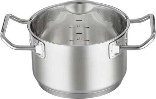 Vista 5 de Rösle EXPERTISO Cookware Collection - Cacerola alta de acero inoxidable con tapa de cristal de 6.3 pulgadas