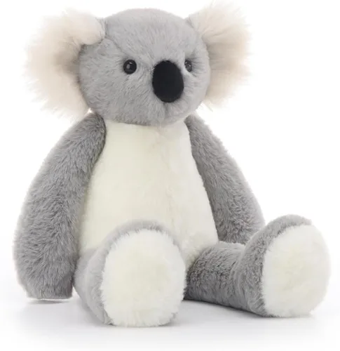 Vista 5 de Apricot Lamb Juguetes de peluche de koala gris, suave, perfecto para niños (koala gris, 9 pulgadas)