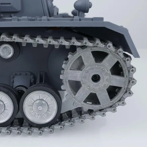 Vista 7 de Toucan RC Hobby Henglong 1/16 7.0 Panzer IV F2 RTR RC Tanque 3859 Metal Pistas Ruedas BB Airsoft Que Disparo Balas BB