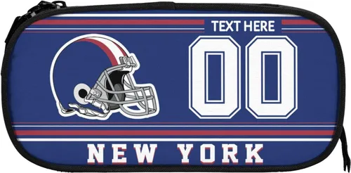 Vista 33 de Estuche para lápices Arizona, caja de lápices con nombre y número personalizados, estuche personalizado de estilo de fútbol, estuche de bolígrafo