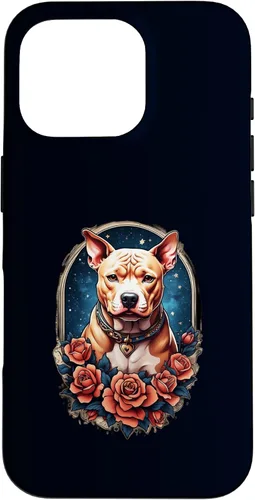 Vista 19 de Funda estilo vintage para iPhone XS Max Pitbull Dog Tattoo Art Vintage Old School