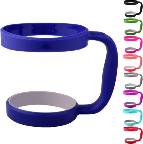 Vista 10 de STRATA CUPS Asa para Vaso de 30 onzas - Disponible para Vaso YETI de 30 onzas, OZARK TRAIL, Rambler - Libre de BPA (Negro)