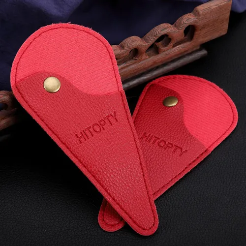 Vista 5 de Juego de 2 fundas protectoras para tijeras pequeñas de 5.3 pulgadas Funda de piel sintética, compacta, ambidiestra, para almacenar tijeras