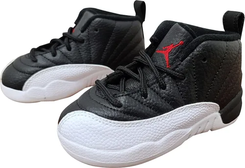 Vista 3 de Jordan Toddler's 12 Retro Playoffs BlackVarsity Red-White (850000 006)