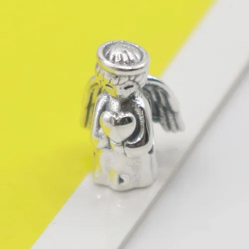 Vista 2 de Dijes de plata de ley 925 para pulseras y collares letras familiares colgantes colgantes colgantes de avión cuentas de viaje para árbol familiar