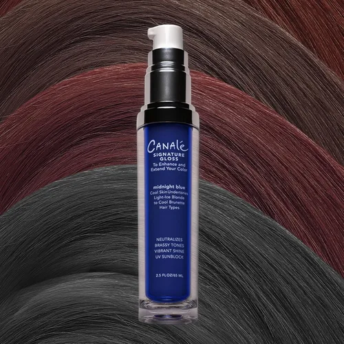 Vista 4 de SIGNATURE Gloss - Azul medianoche - Para mejorar y extender el color de tu cabello