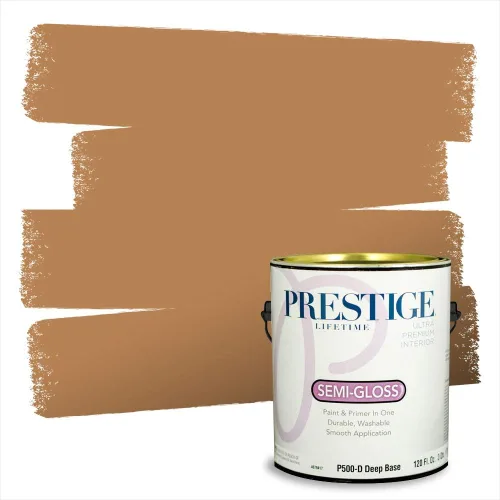 Vista 17 de Pintura 2 en 1, para primera mano y para exterior, de Prestige Paints, E100-N-1120BM