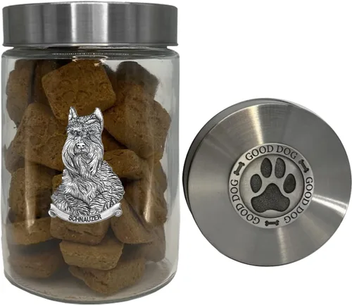 Vista 36 de Heritage Pewter Basset Hound Good Dog Treat Jar – Tarro de golosinas de 34 onzas con tapa hermética a rosca Regalo para propietarios de Basset