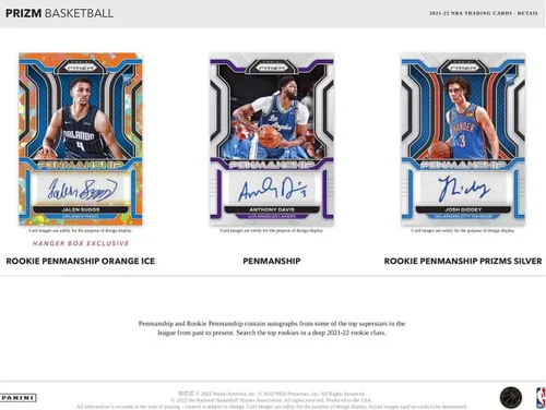 Vista 6 de 2021-22 Panini Prizm NBA Basketball Blaster Box (24 Tarjetas en Total) 3 Prizms de Hielo Exclusivos